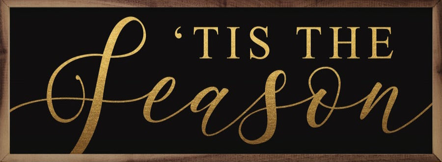 Gold Tis The Season Black image 0