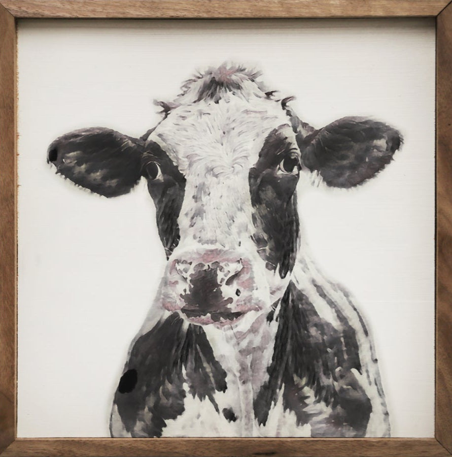 Watercolor Dairy Cow image 0