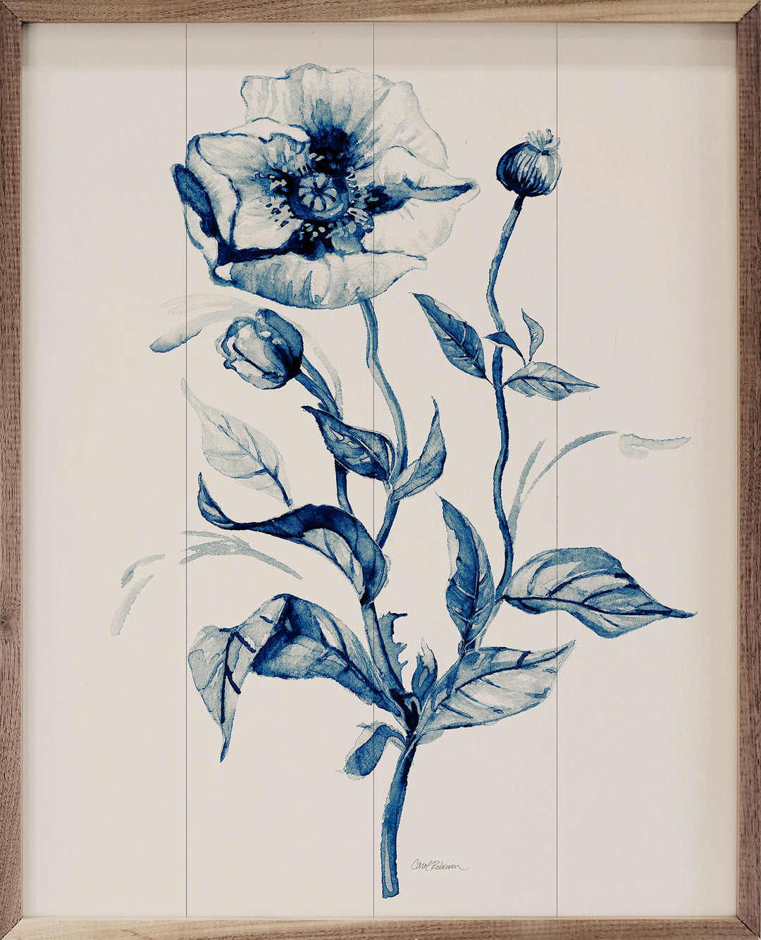 Indigo Wild Roses II By Carol Robinson image 2