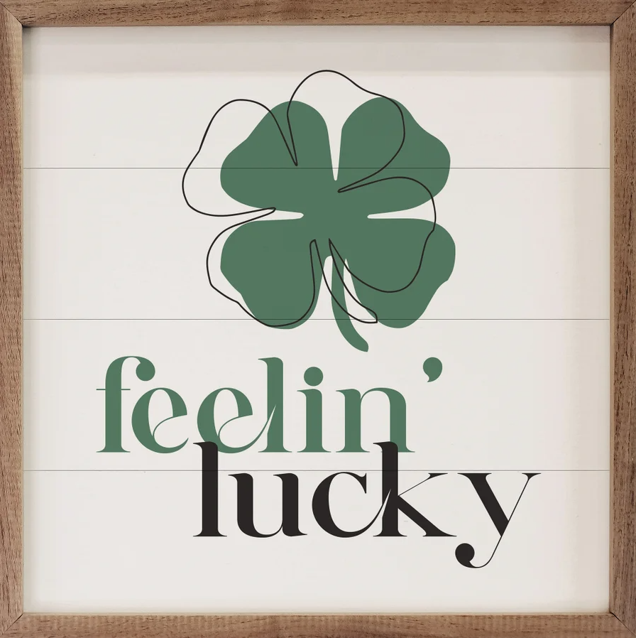 Feelin Lucky Clover White image 0