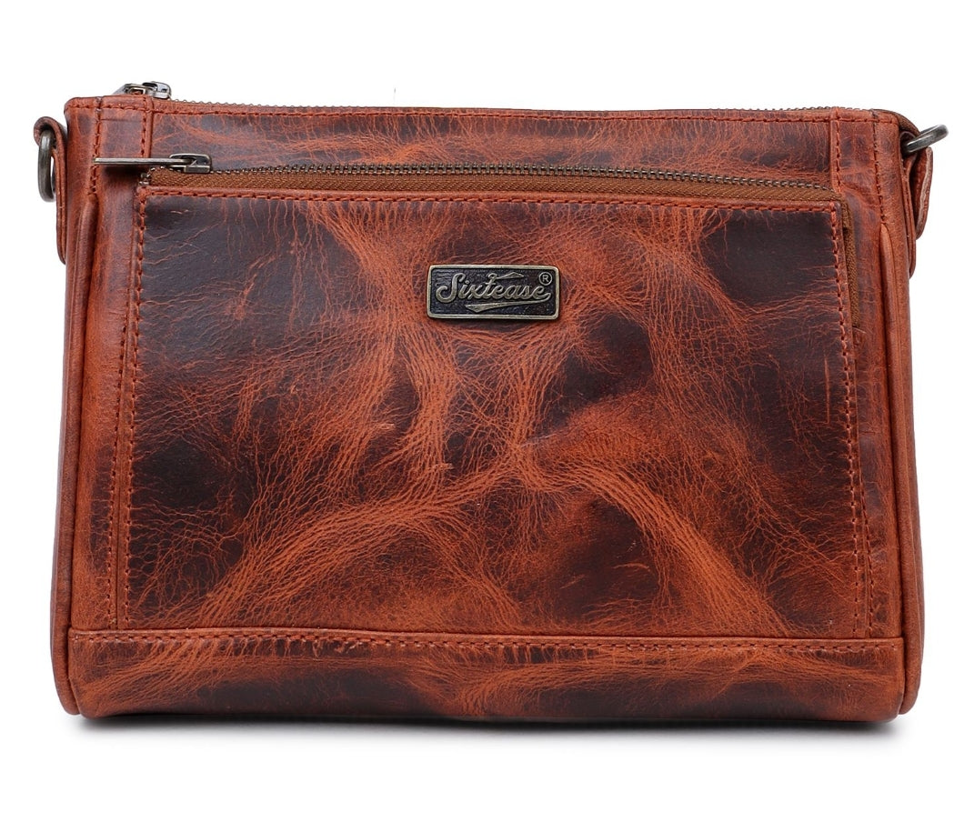 Rustic Genuine Leather Clutch Purse image 6