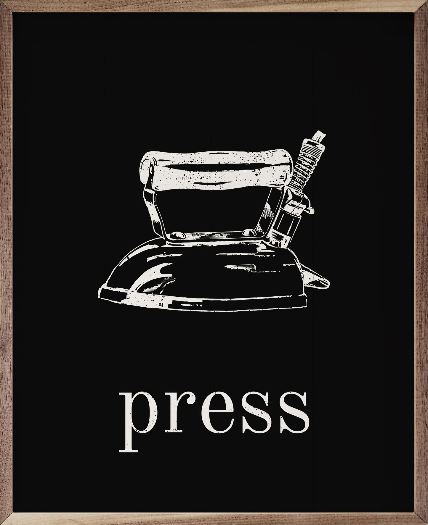 Press With Icon Black image 0