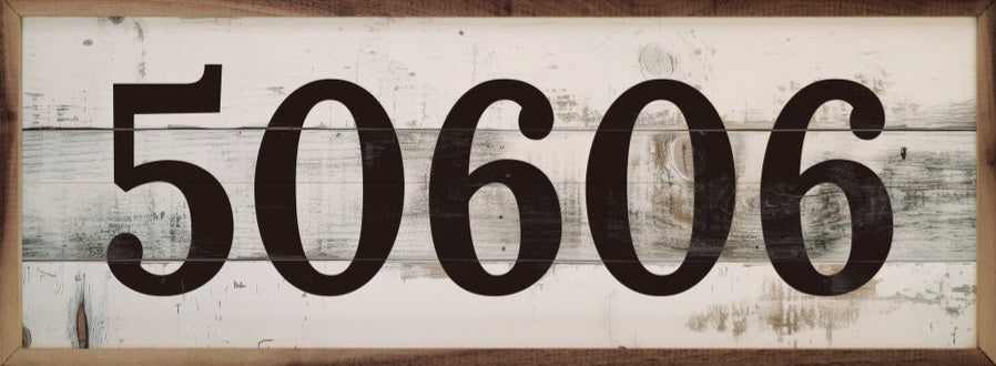 Rustic Wood Personalized Zip White image 0