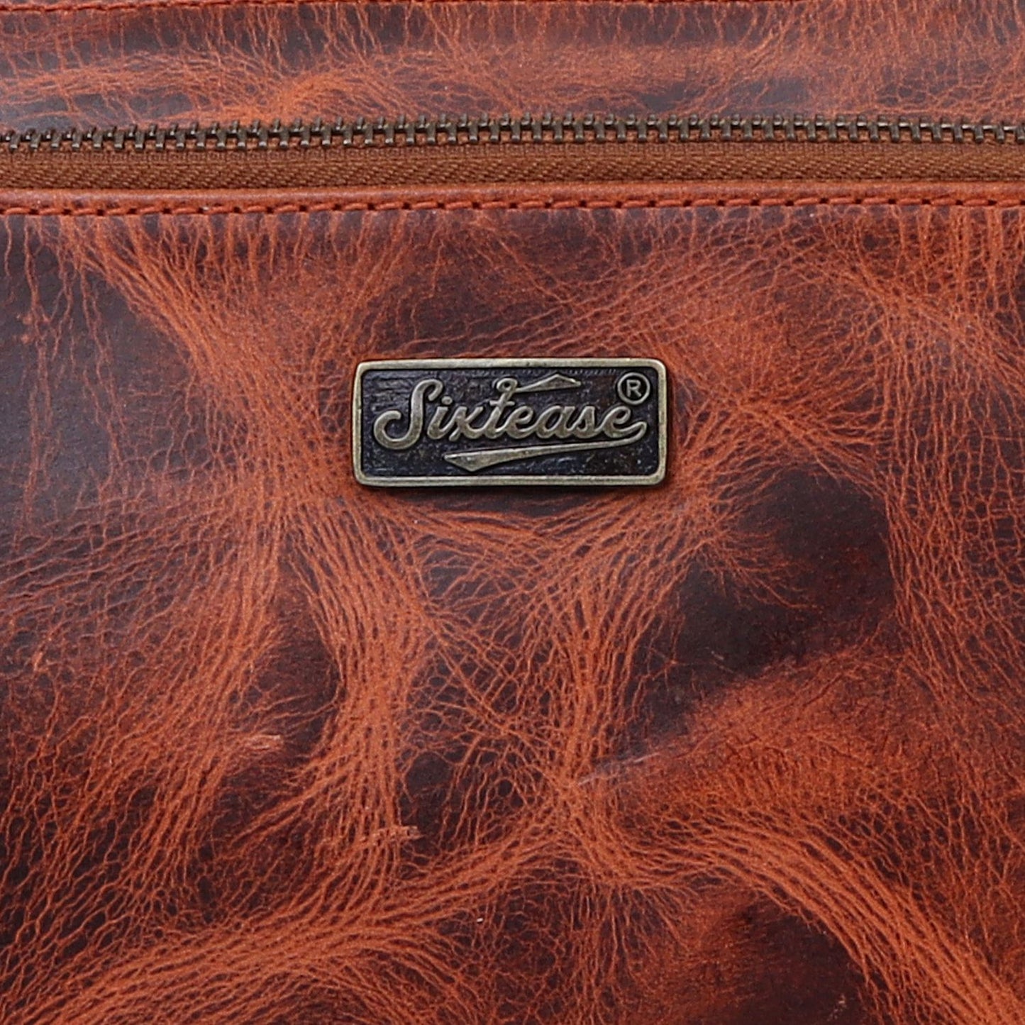 Rustic Genuine Leather Clutch Purse image 3