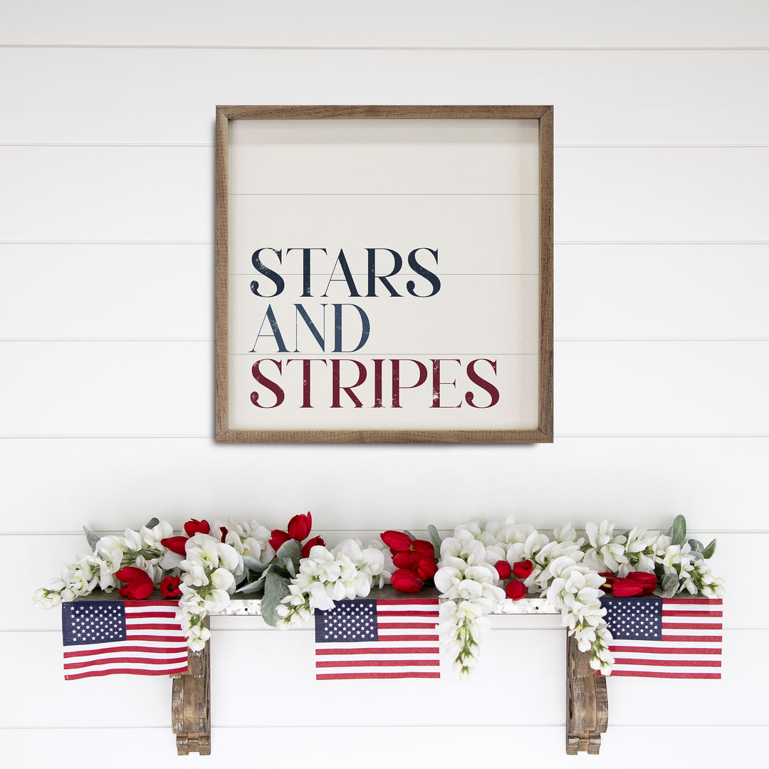 Stars And Stripes Words White image 1