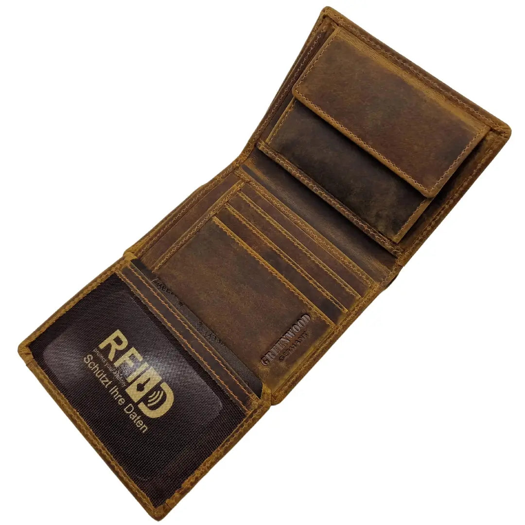 Uwe Handmade Genuine Buffalo Leather Wallet image 2