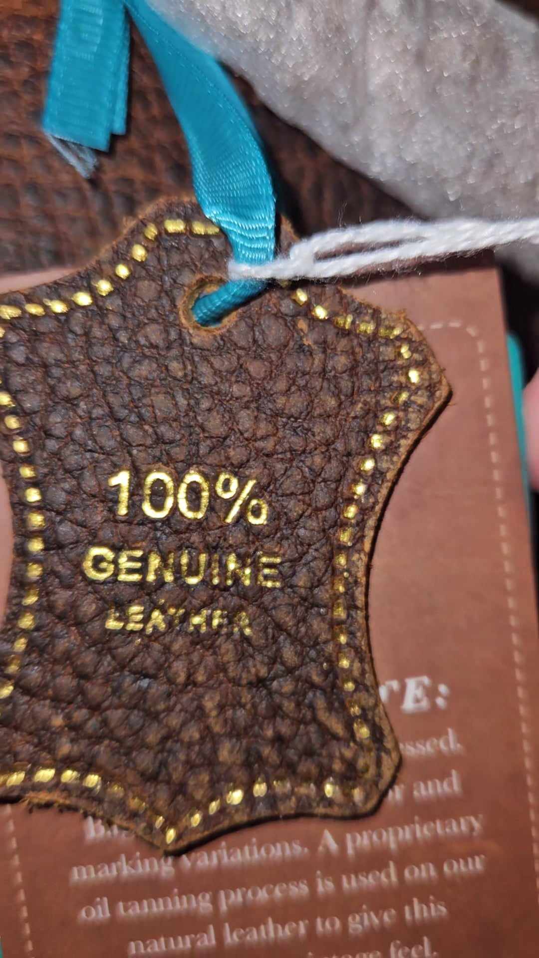 Genuine Leather Concealed Carry Tote image 3