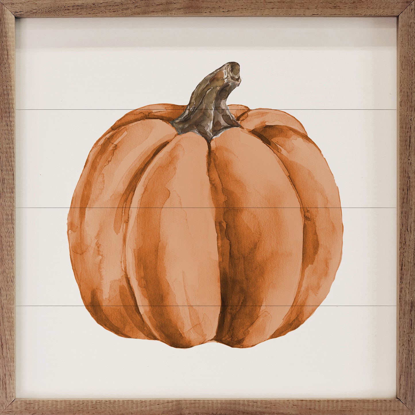 Watercolor Orange Pumpkin image 0