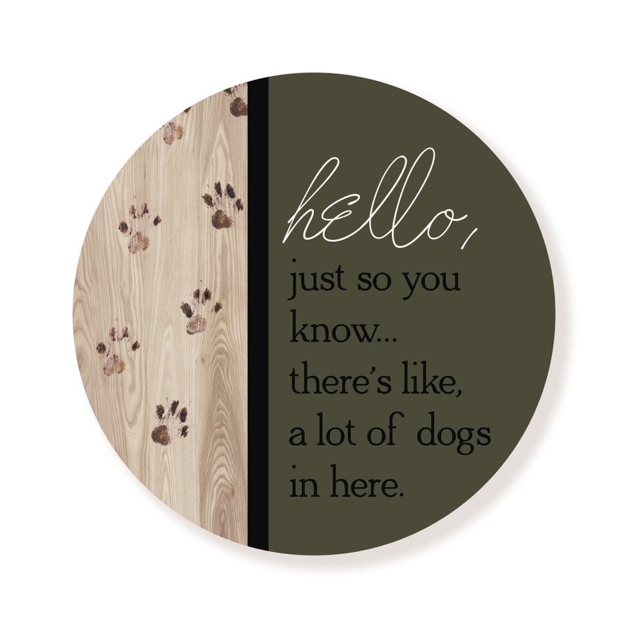 A Lot Of Dogs Green Circle image 0