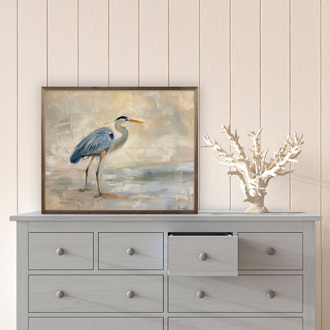 Blue Heron I By Petals Prints Design image 1
