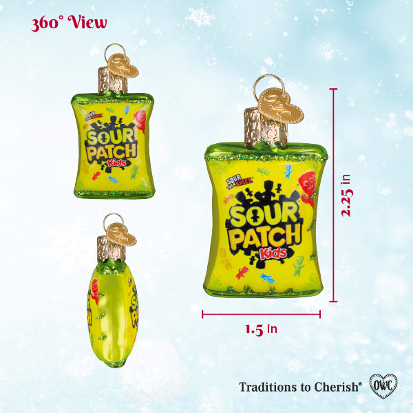 Mini Sour Patch Kids Package Ornament