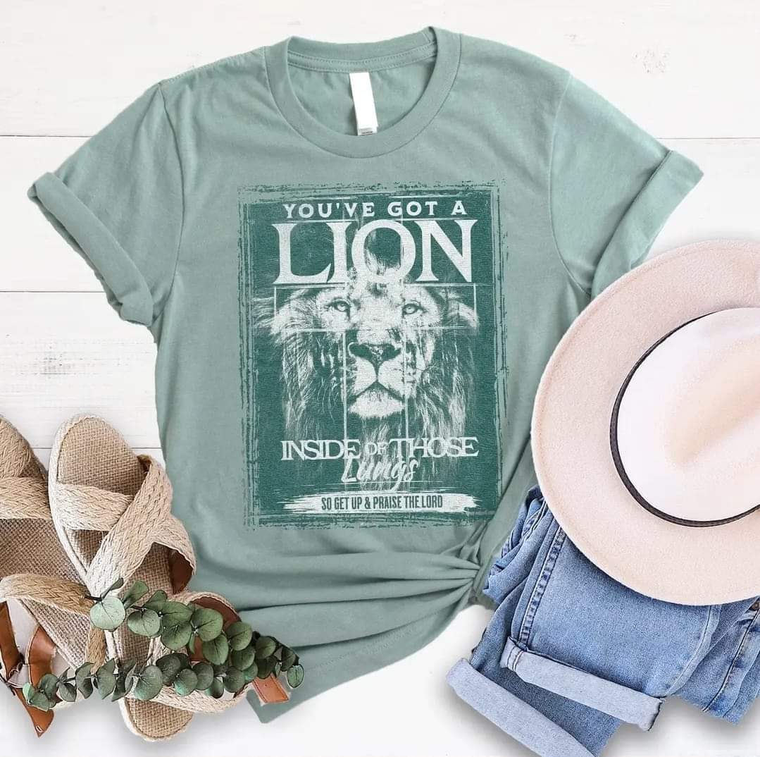You've Got a Lion Inside of Those Lungs Tee image 0