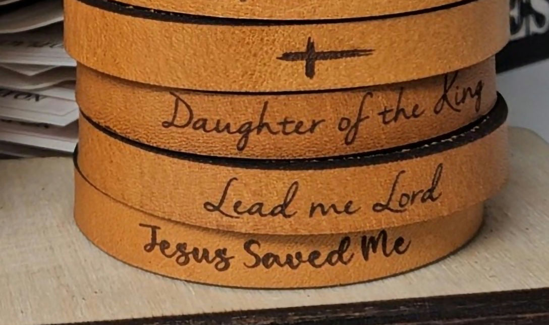 Lead Me Lord Thin Leather Bracelet image 0