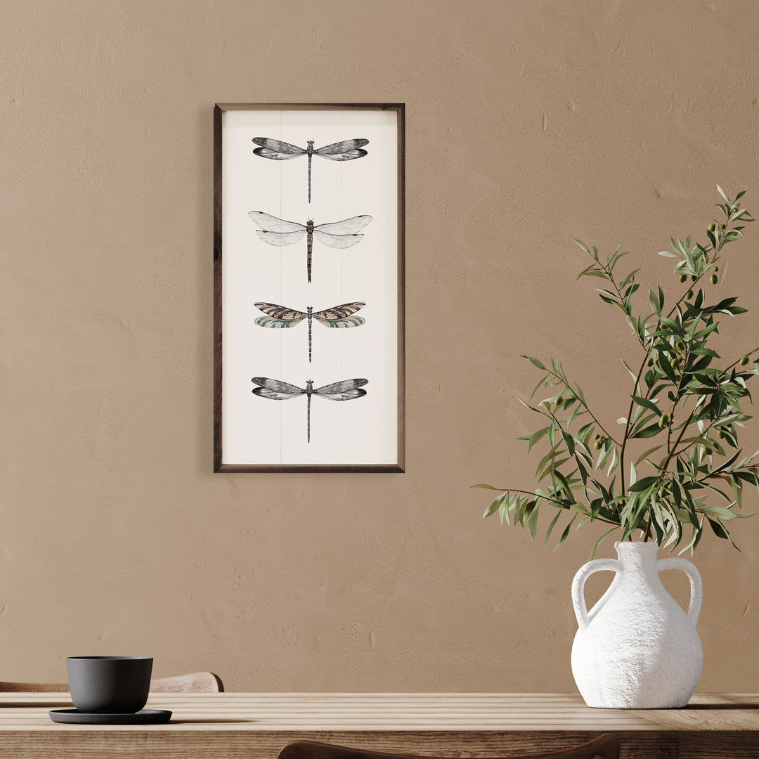Four Dragonflies image 1