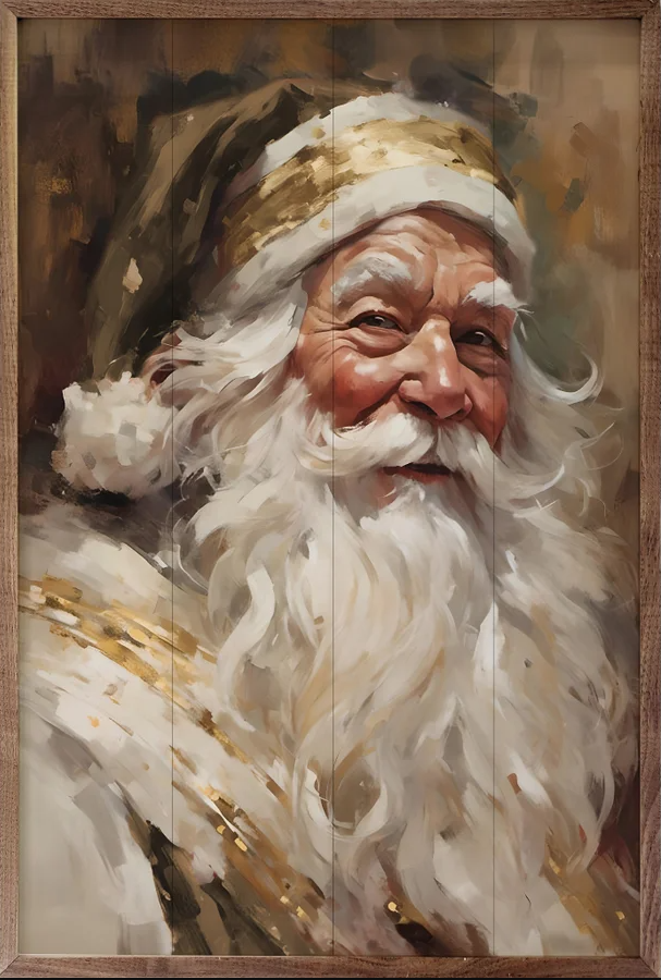 Santa In Gold With Gold image 0