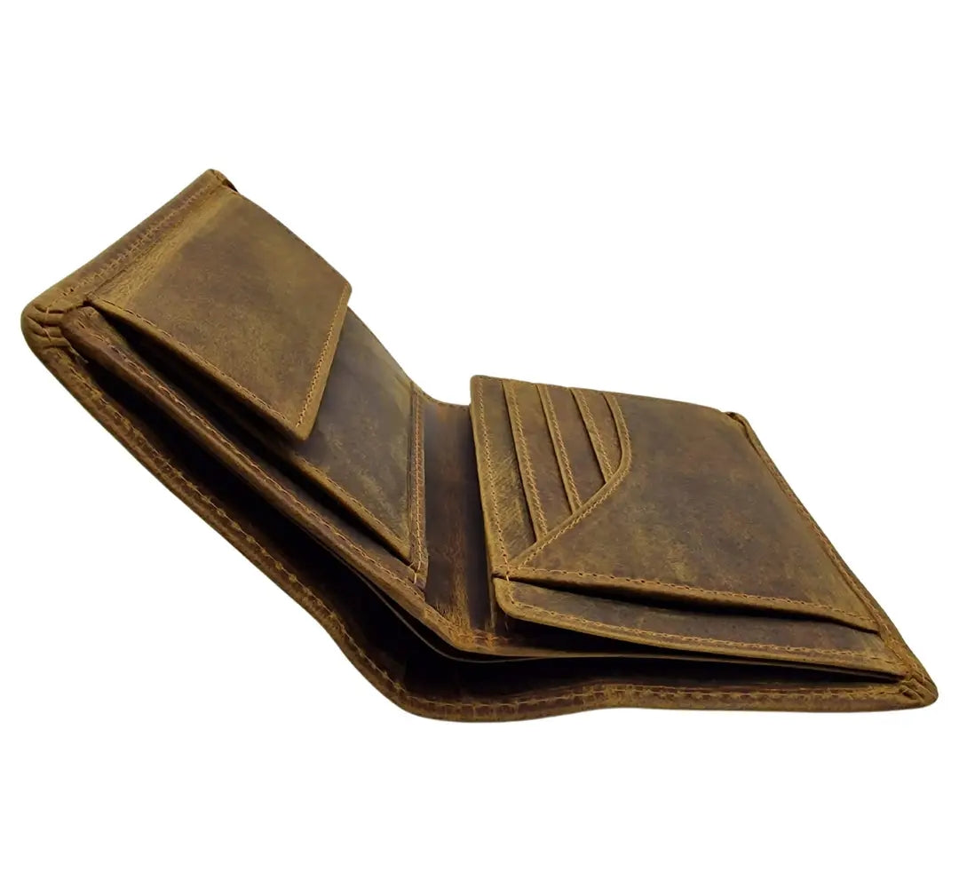 Uwe Handmade Genuine Buffalo Leather Wallet image 3