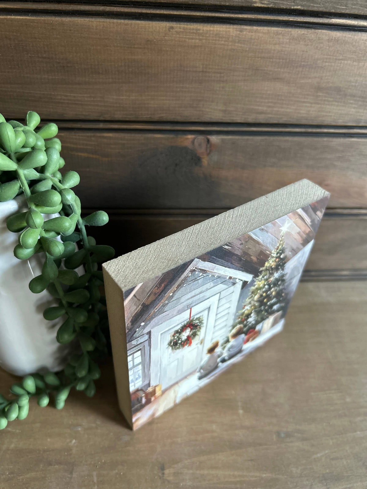 Waiting on Christmas Wood Sign