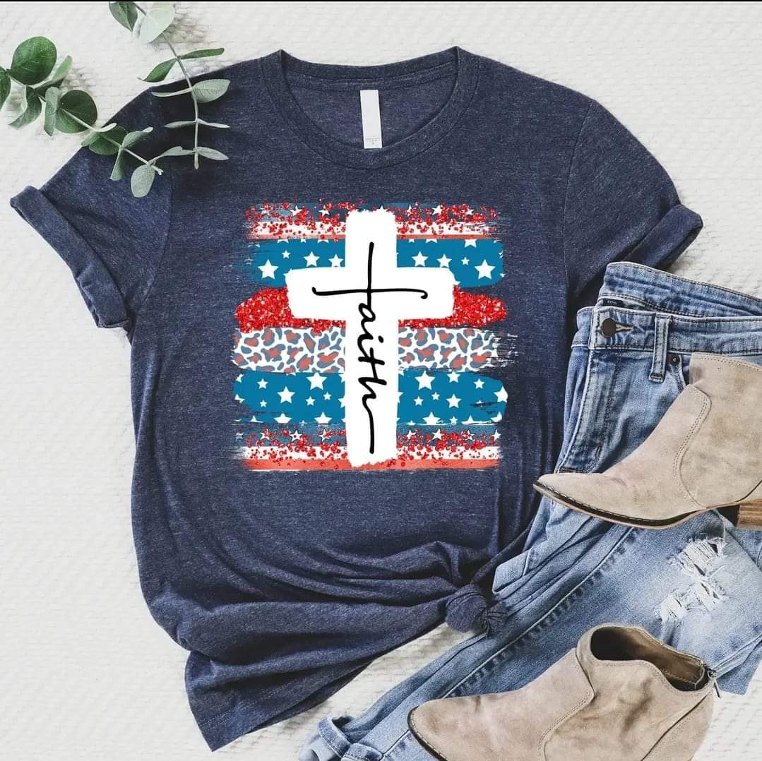 Faith Cross Tee image 0