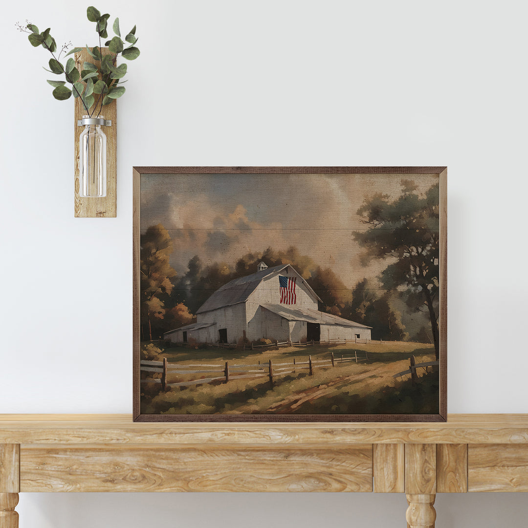 White Barn Flag Path image 1