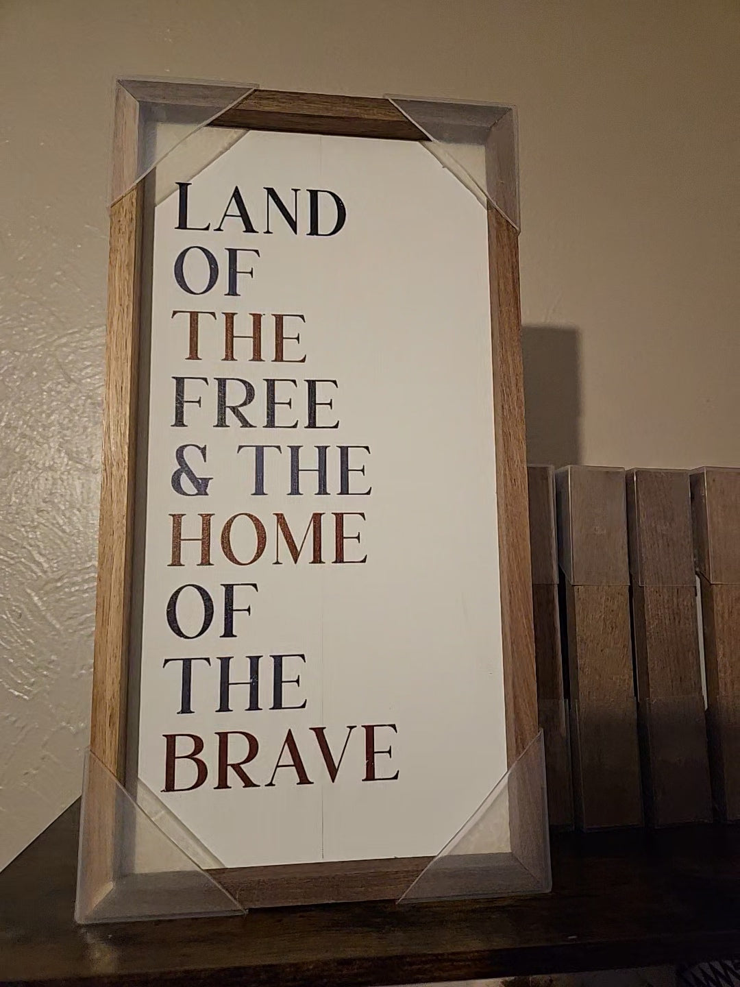 Land Of The Free Words White image 2