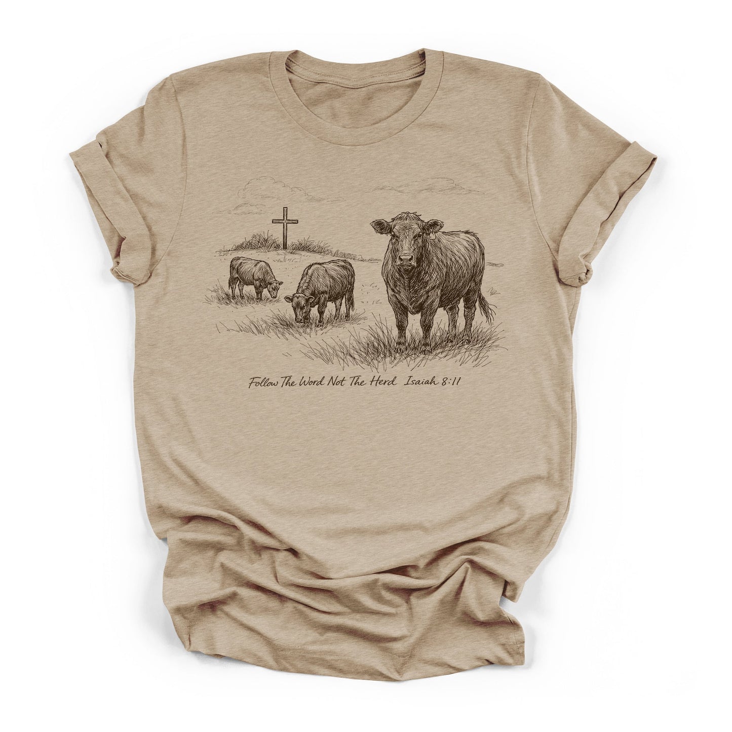 Follow The Word Isaiah 8 11 Tee