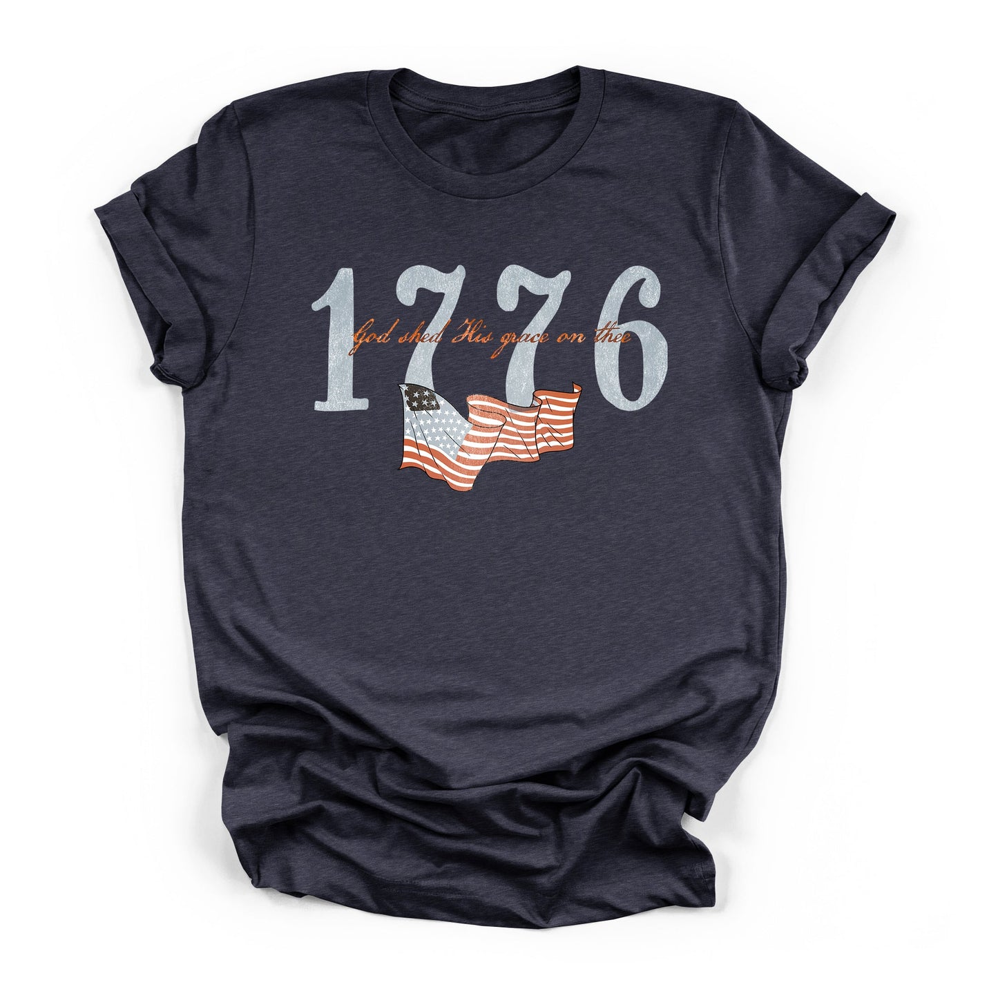 God Shed His Grace Americana Tee