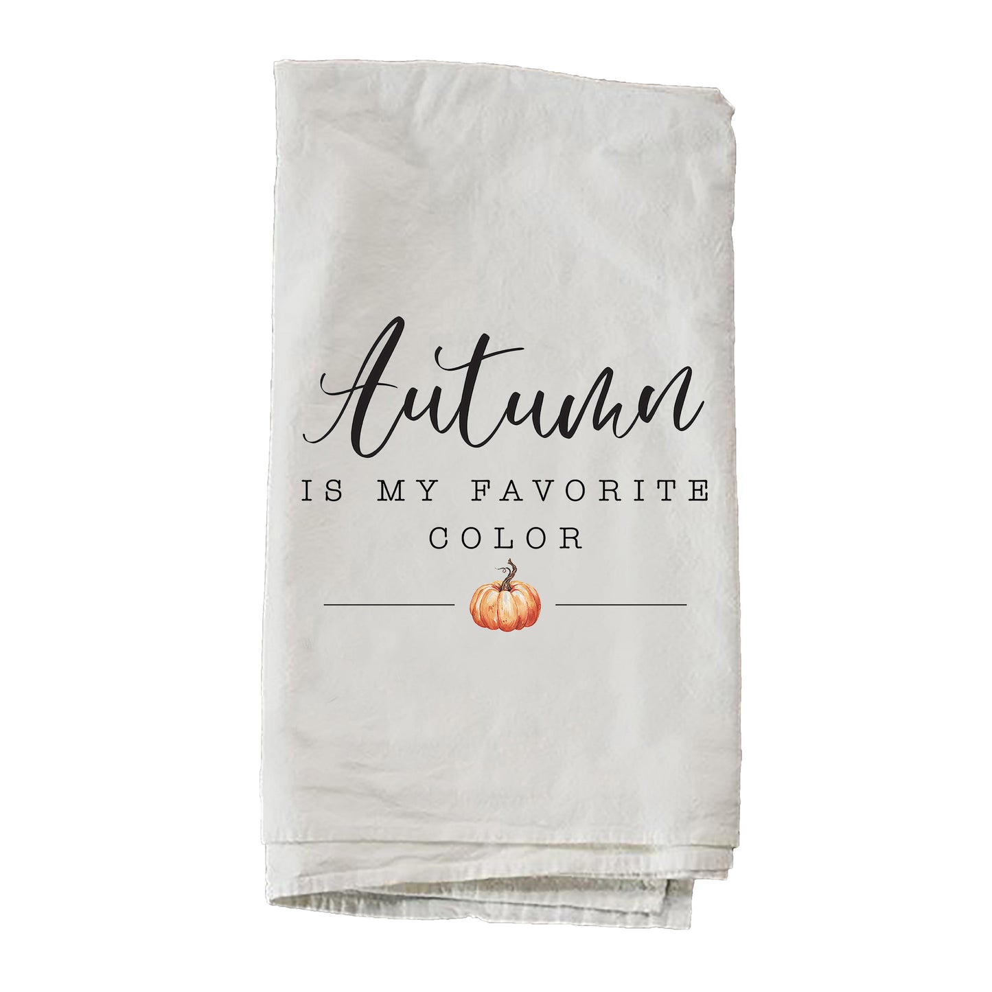 Autumn Is My Favorite Color Pumpkin Towel