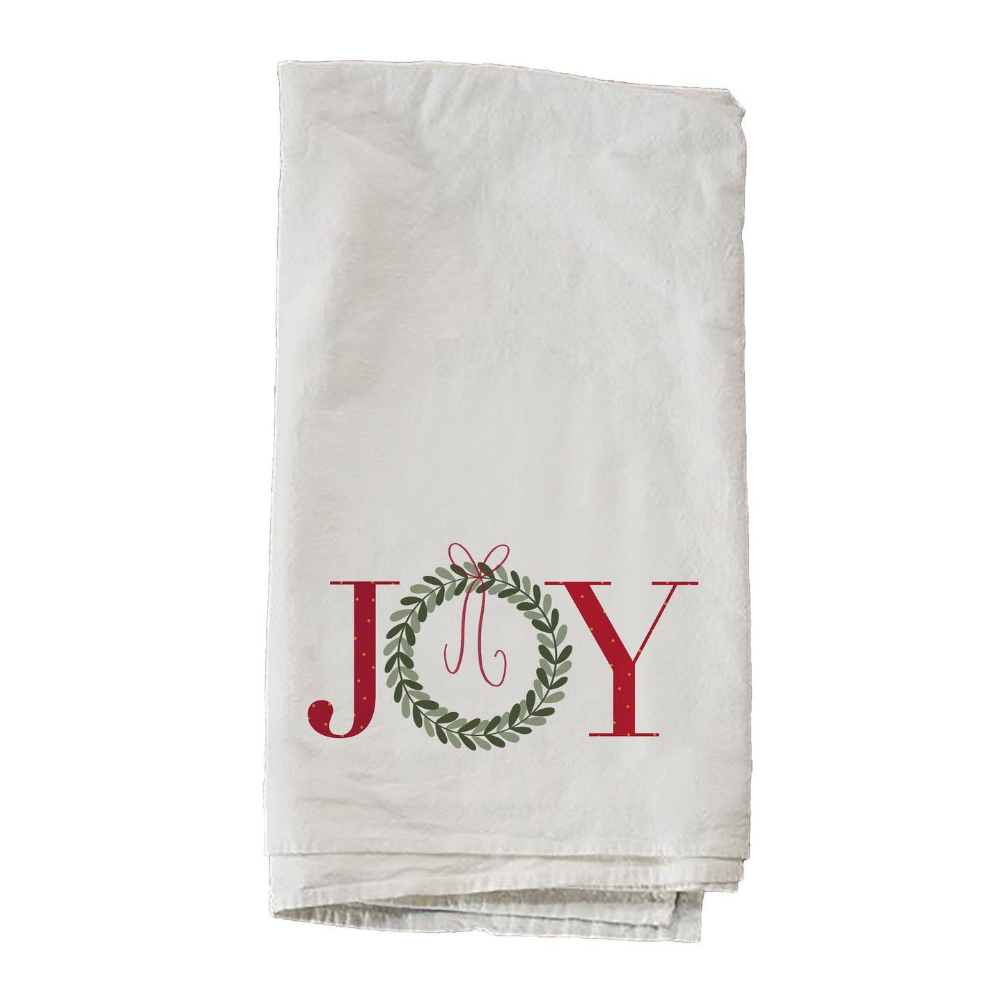 Joy Wreath By Brooke Nicole Designs Towel