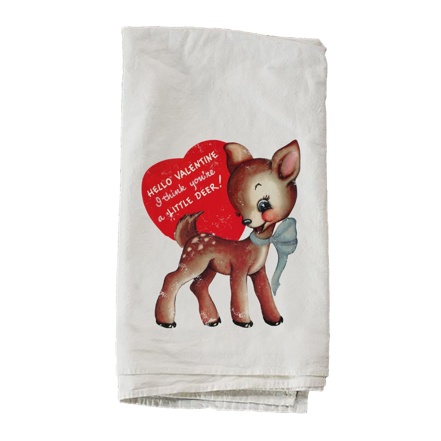 Little Deer Valentine Towel