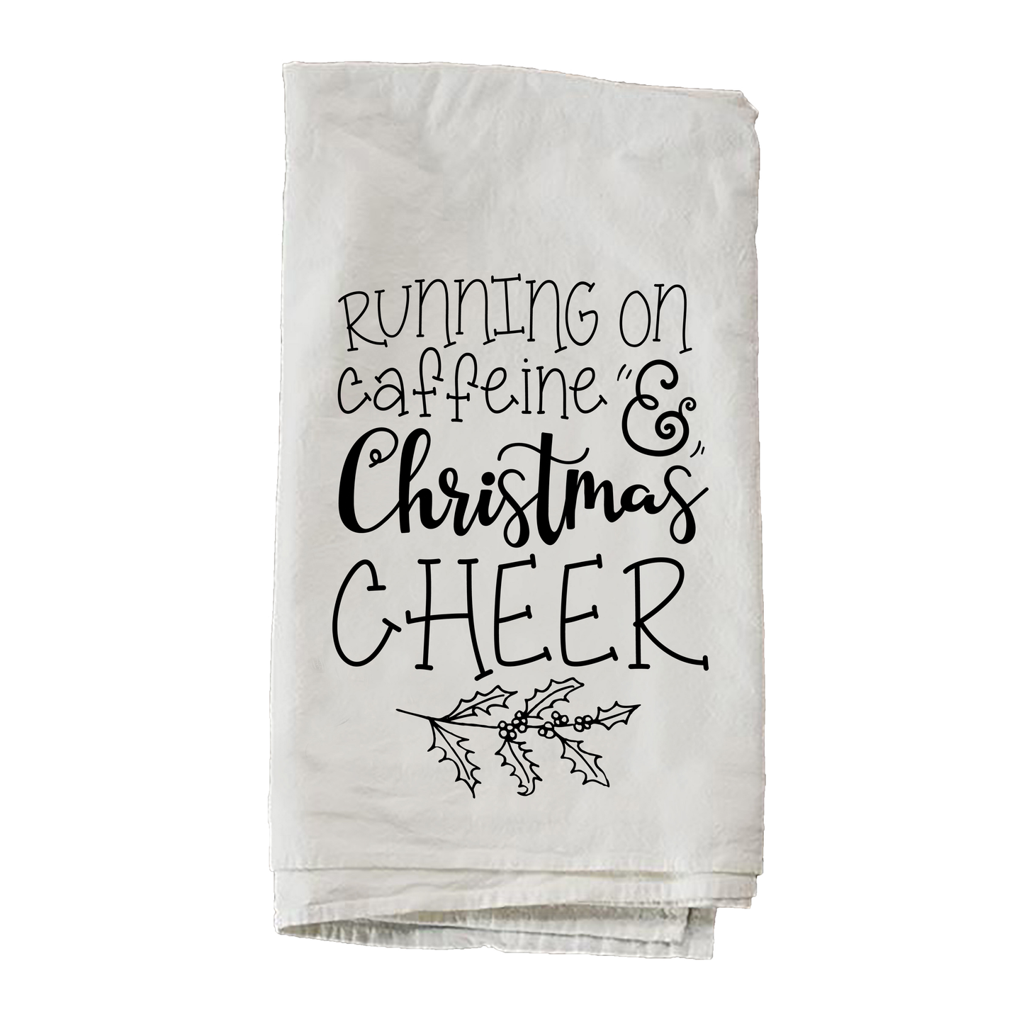 Running On Christmas Cheer Towel