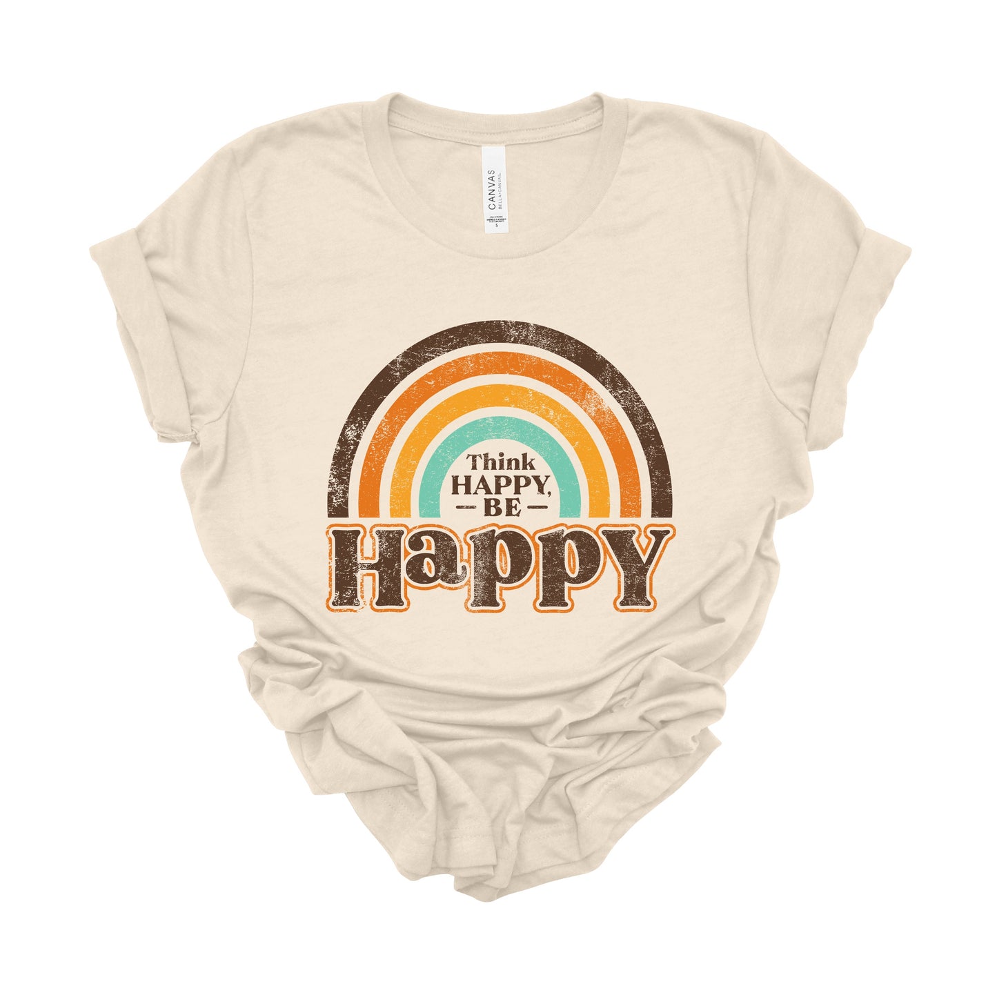 Think Happy Be Happy Tee