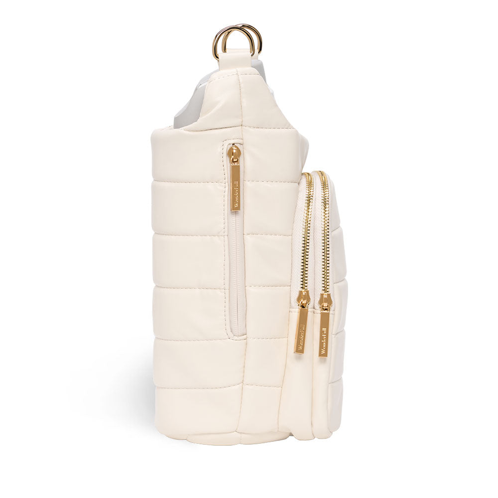 HydroBag® HANDLE™- Ivory Vegan Leather with Strap Bundle