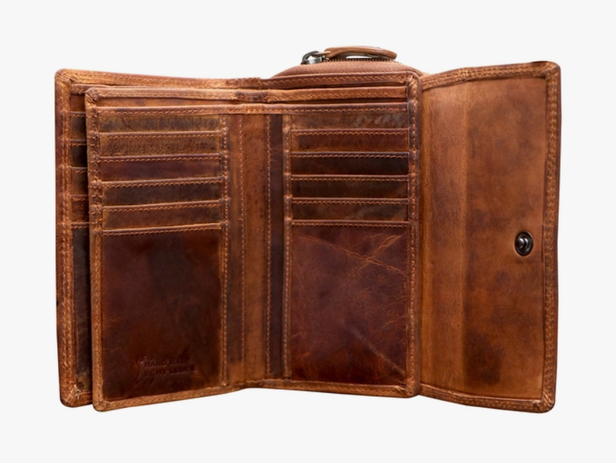Mia Handmade Leather Wallet image 1