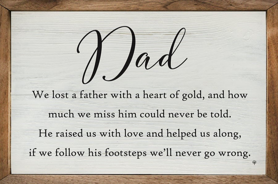 Memorial For Dad Whitewash image 0