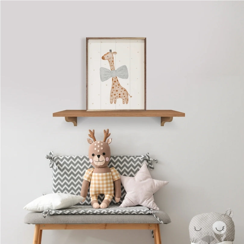 Boho Watercolor Giraffe By Allure Art image 1