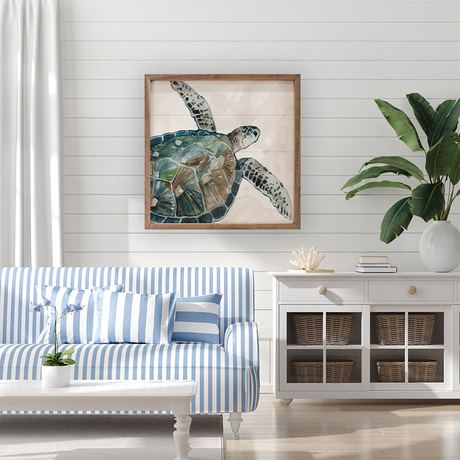 Neutral Turtle I By Carol Robinson image 1