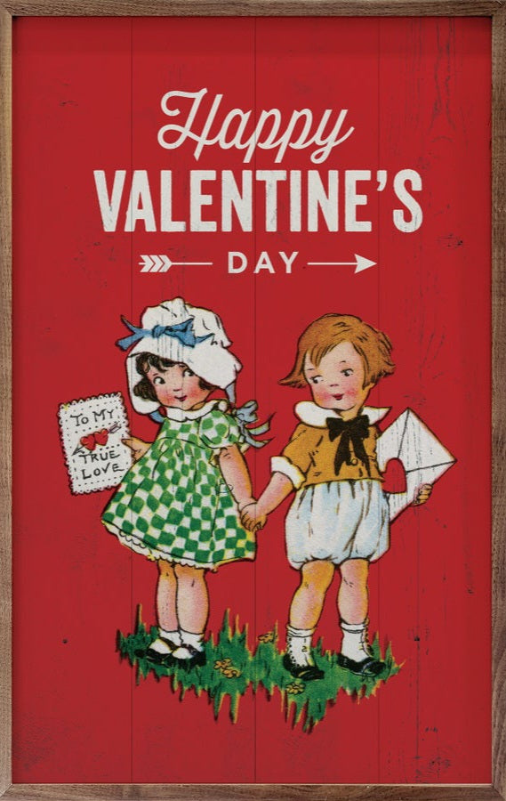 Happy Valentine's Day Vintage Red image 1