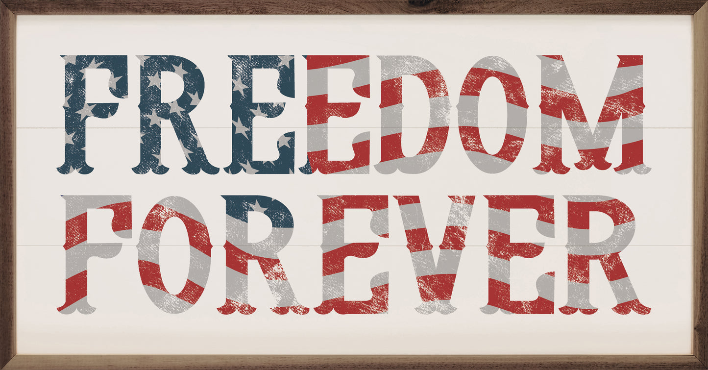 Freedom Forever Flag White image 0