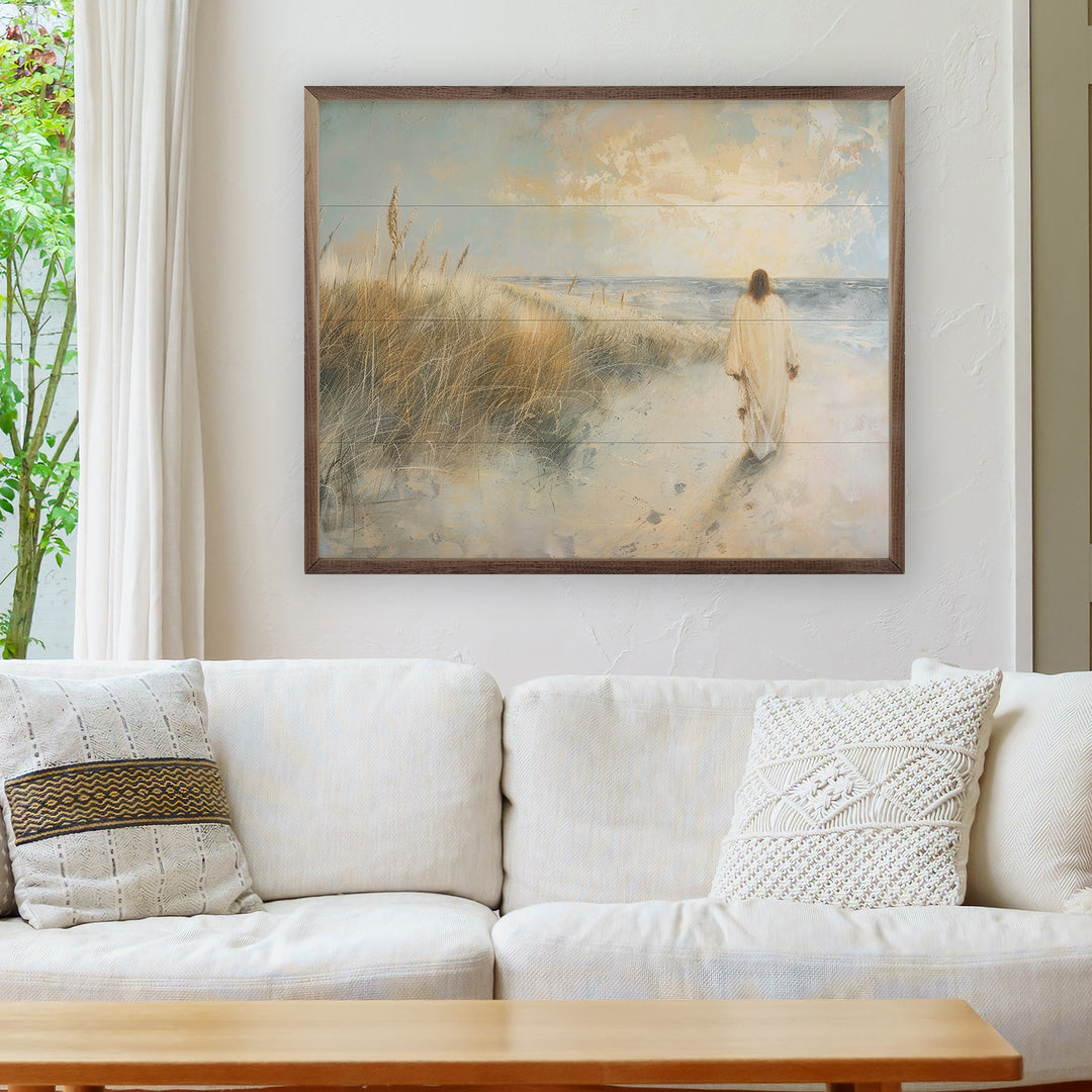 Footprints In The Sand By Petals Prints Design image 1