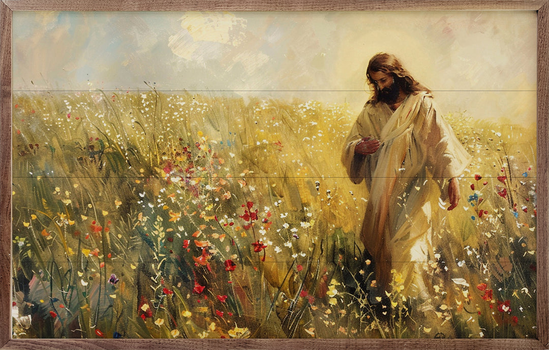 Jesus Among Wildflowers image 0