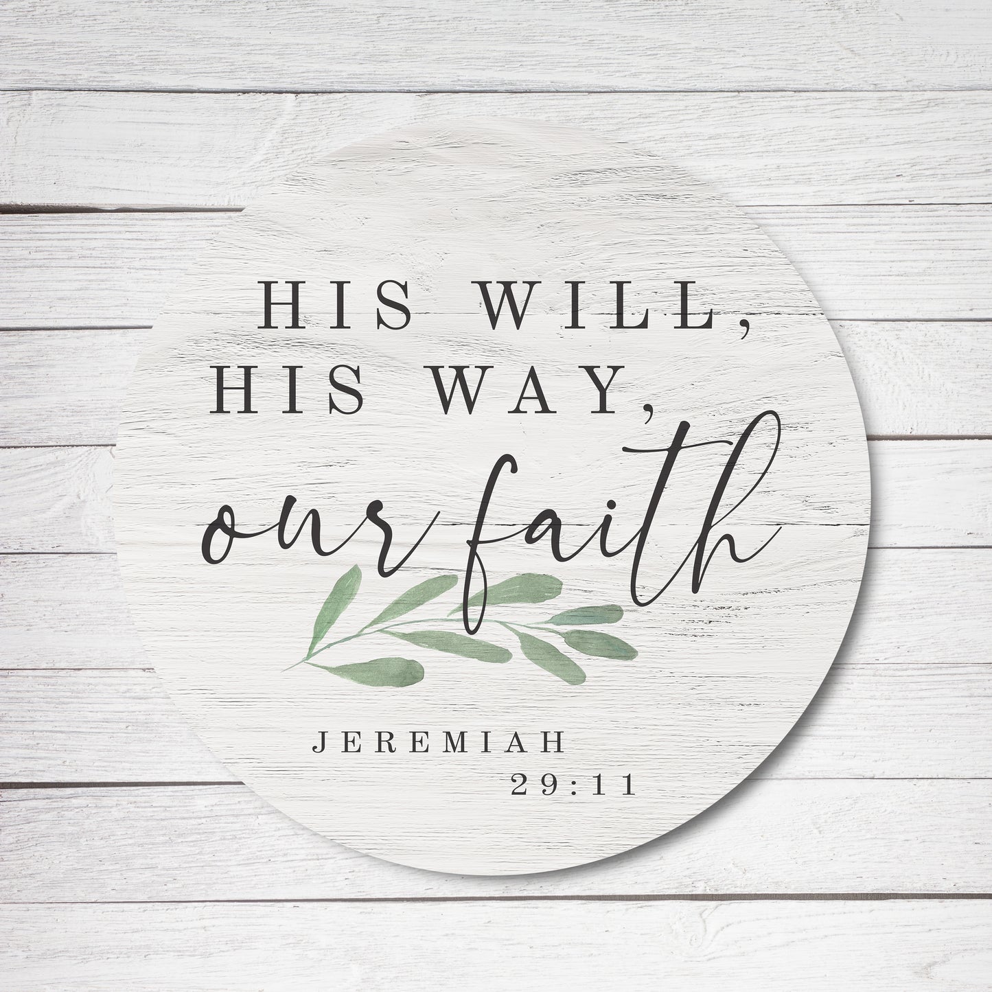 Our Faith Whitewash Circle image 0