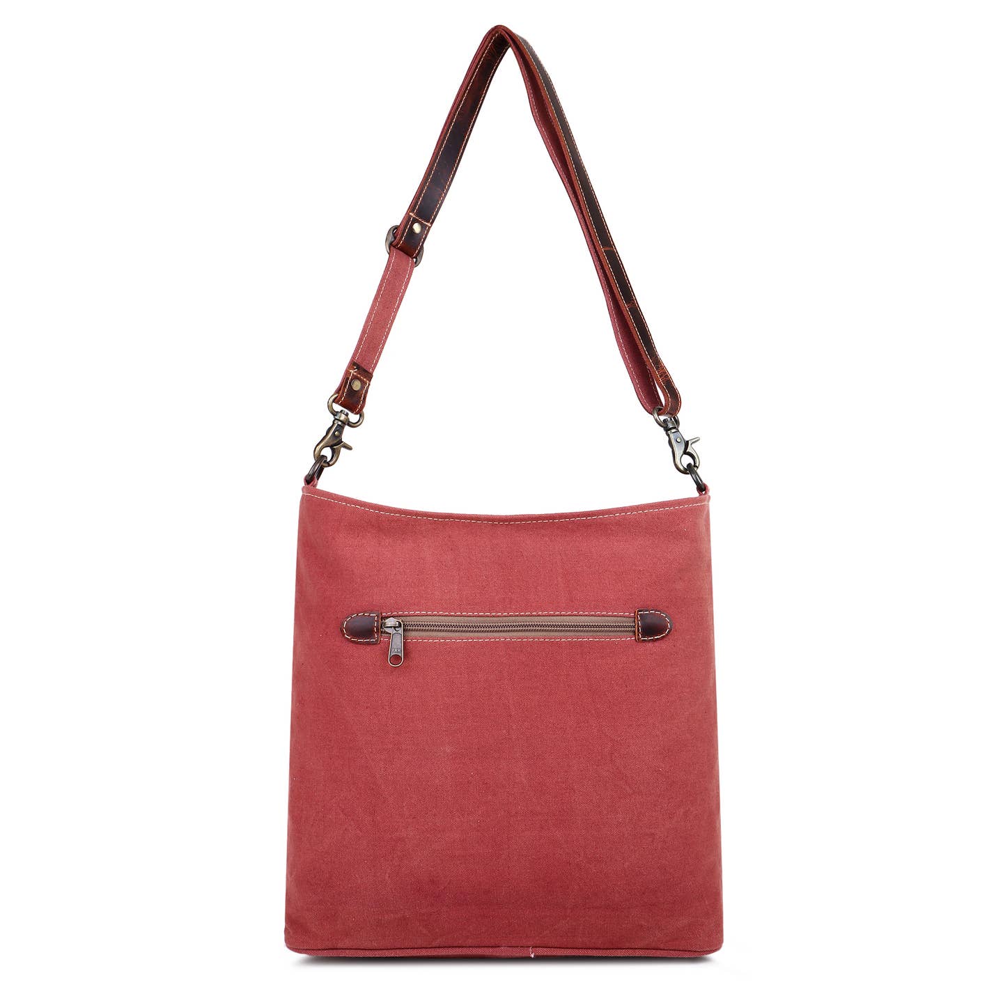 Redwood Aztec Canvas & Leather Large Cross Body image 4