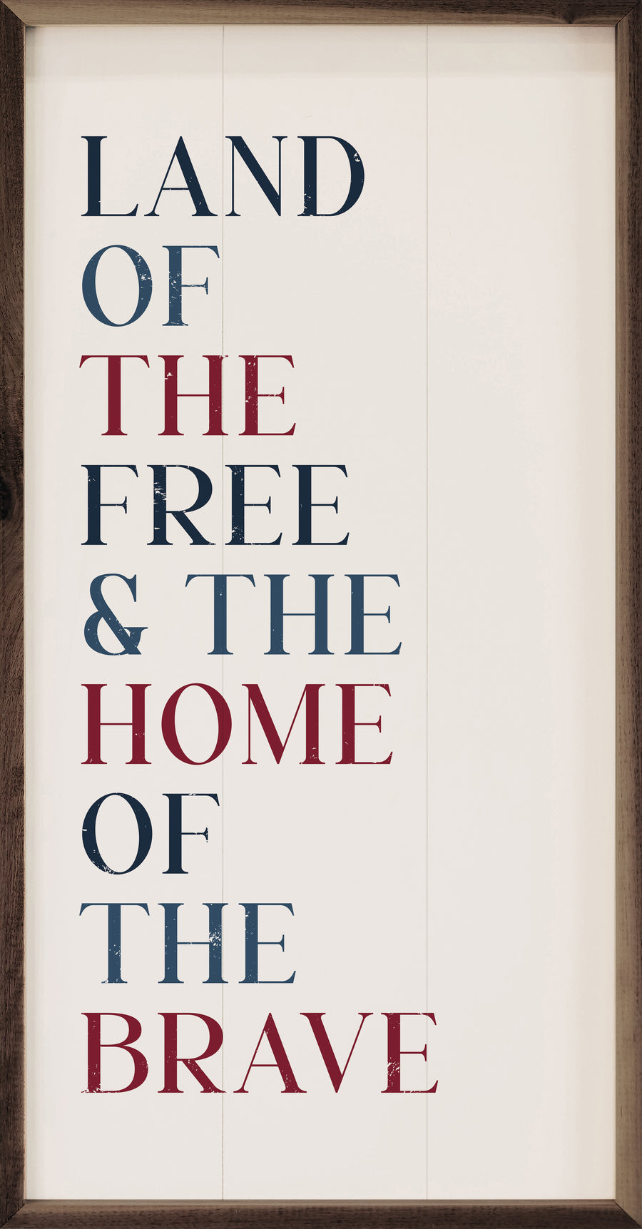 Land Of The Free Words White image 3