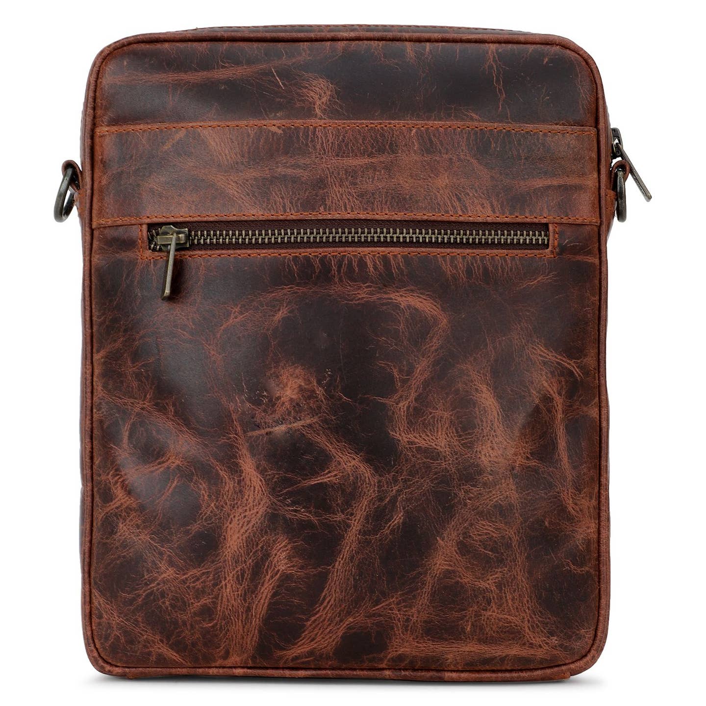 Rustic Genuine Leather Cherry Crossbody Bag image 2