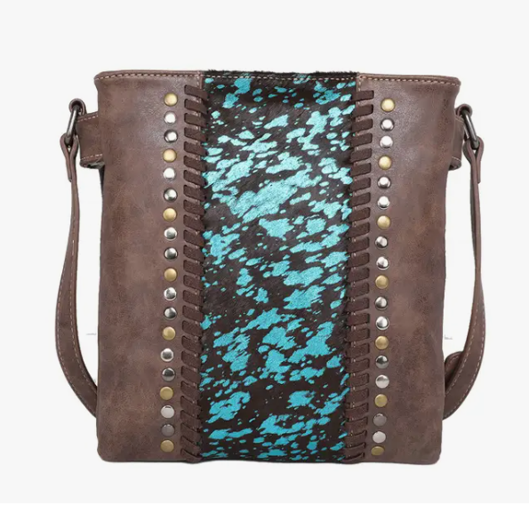 Trinity Ranch Hair-On Leather Concealed Carry Crossbody Purse image 1