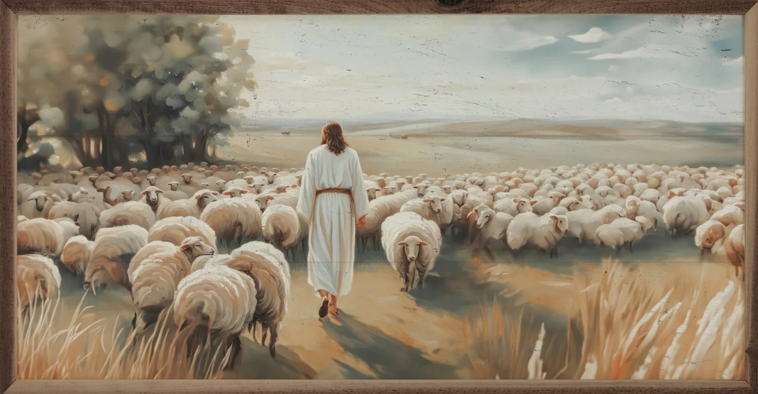 Jesus With His Flock image 0