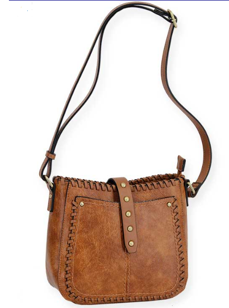 Pond - Distressed Buffalo Vegan Leather Purse image 1