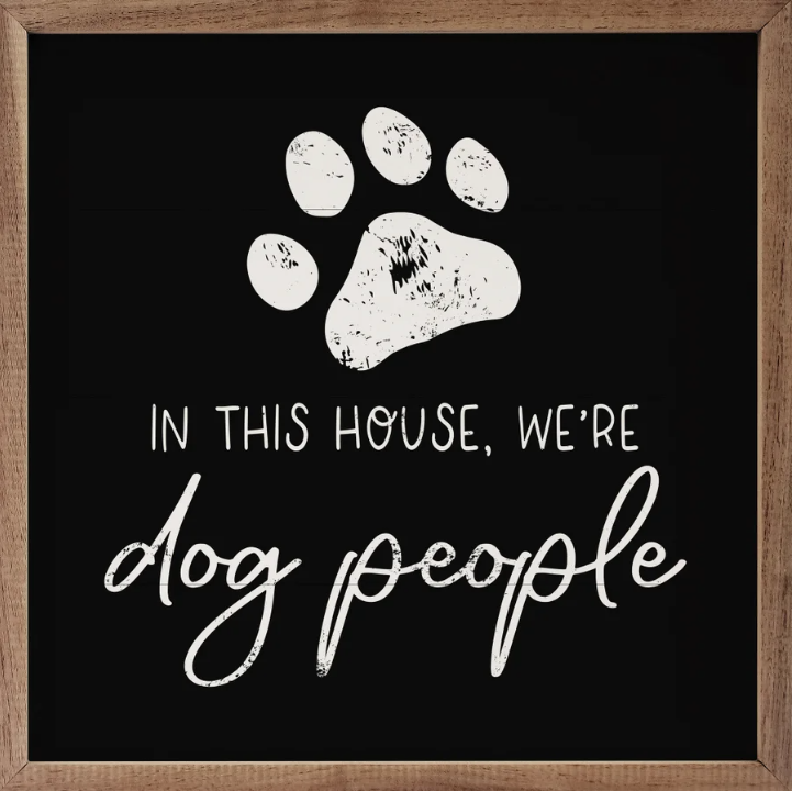 Dog People Paw Black image 0
