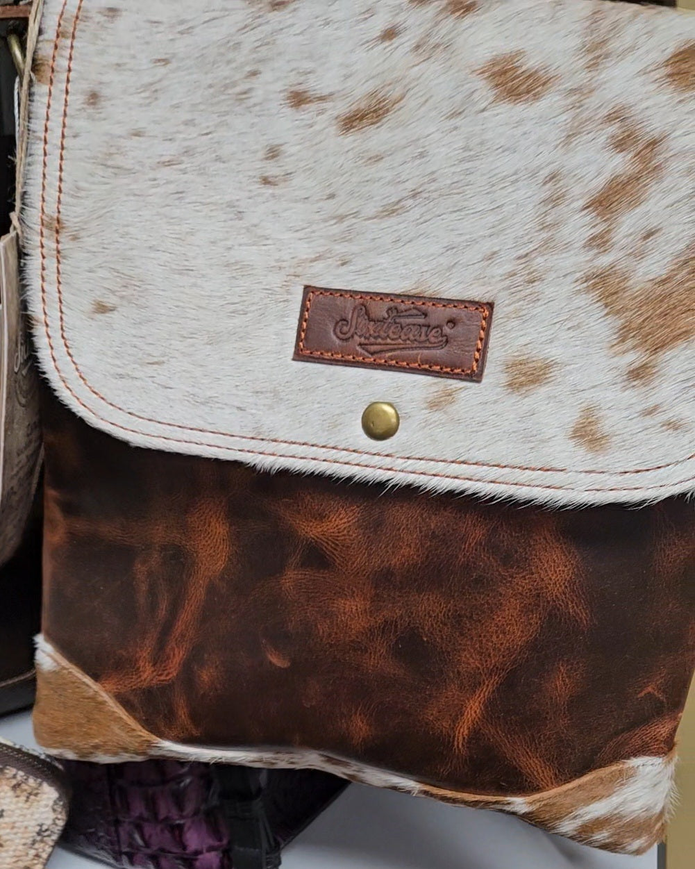 Toronto Hair-on Leather Crossbody Bag image 1