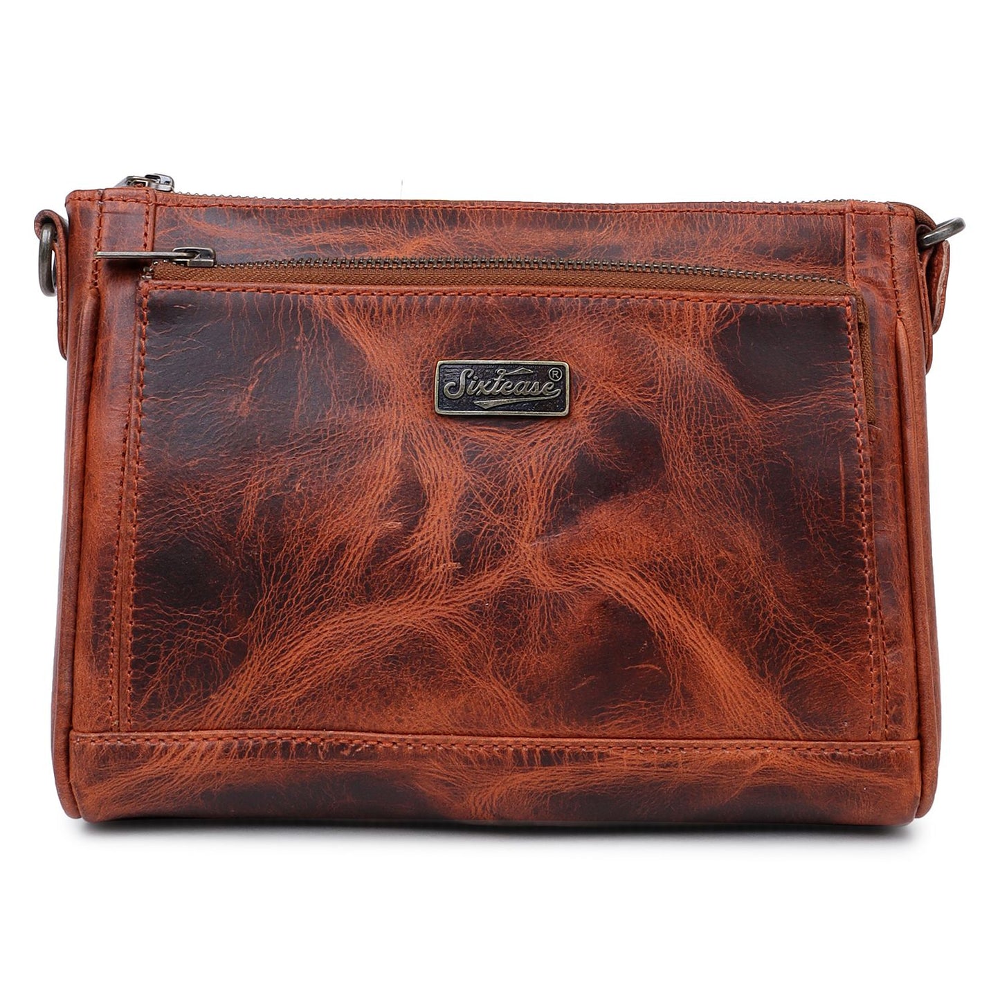 Rustic Genuine Leather Clutch Purse image 9